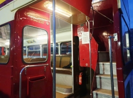 Red bus for weddings in Cirencester